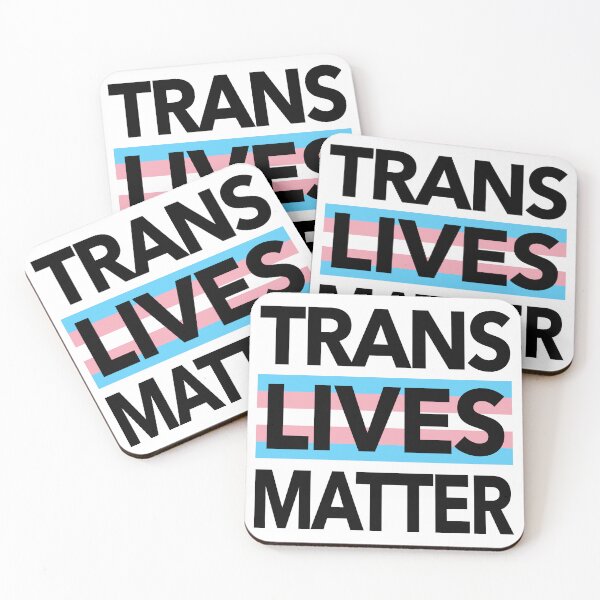 Item preview, Trans Lives Matter 2.0 (trans flag edition) designed and sold by Thelittlelord.