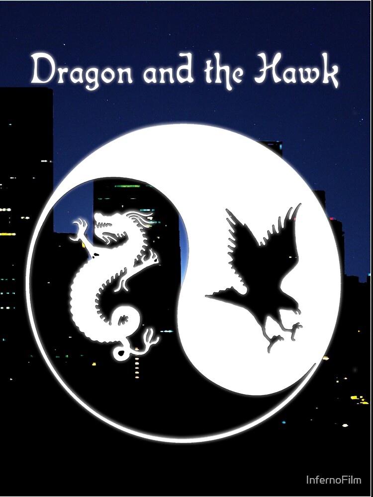 Dragon and the Hawk Cityscape by InfernoFilm