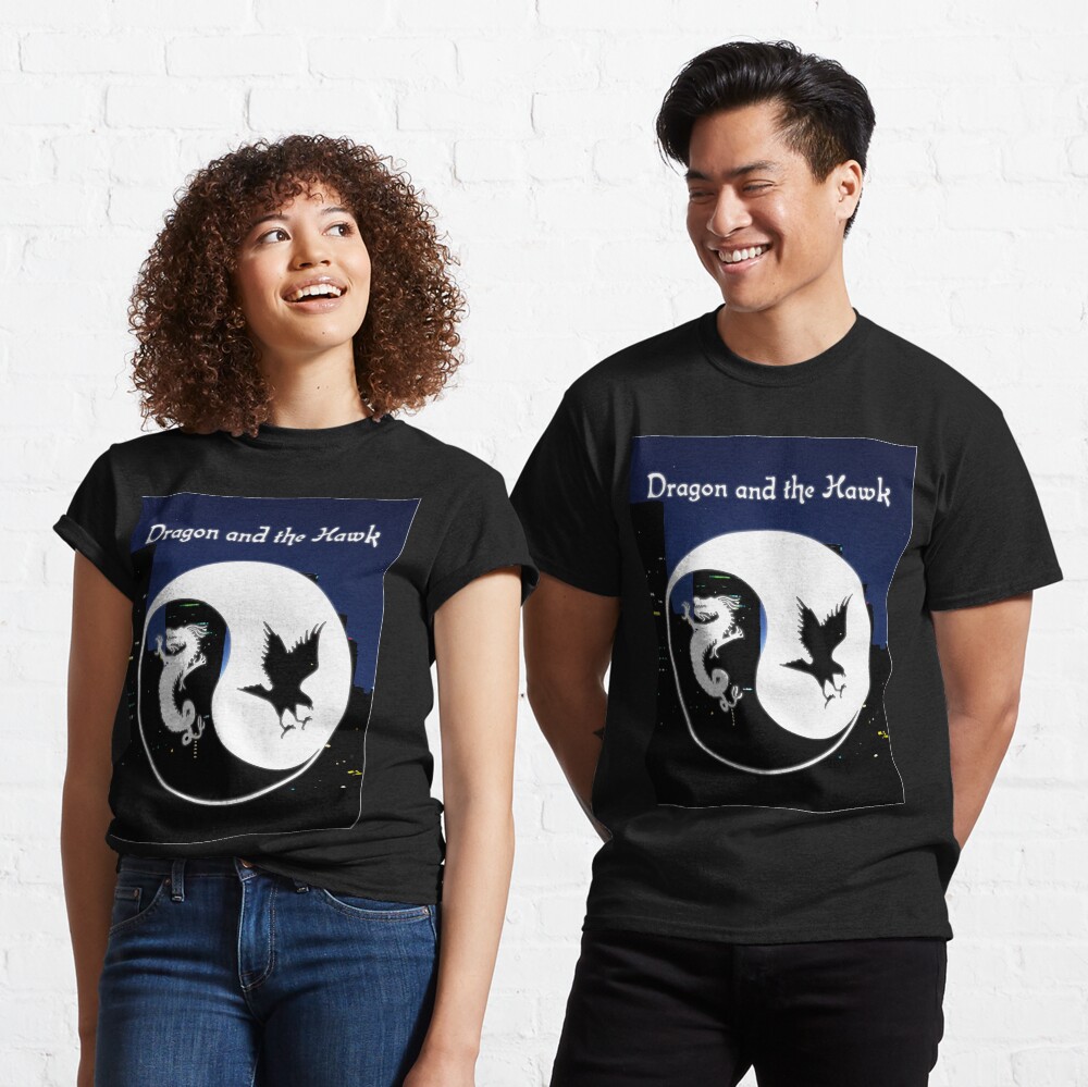 Dragon and the Hawk Cityscape Classic T-Shirt
