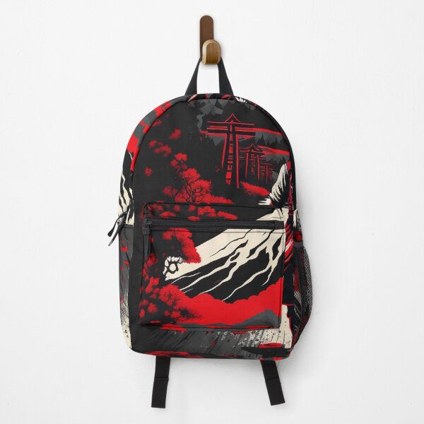 Item preview, Samurai walking in the mountains of Japan designed and sold by AreteSticker.