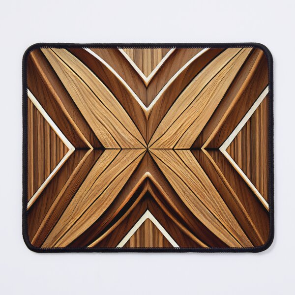 Item preview, Symmetrical Wood Simple Line Pattern Digital Painting designed and sold by CodeAndColors.
