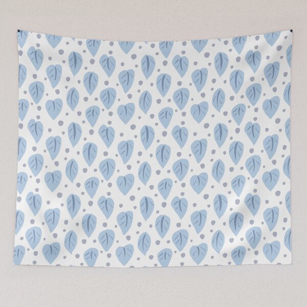 Item preview, Blue Leaves Pattern designed and sold by Claudia McBain.