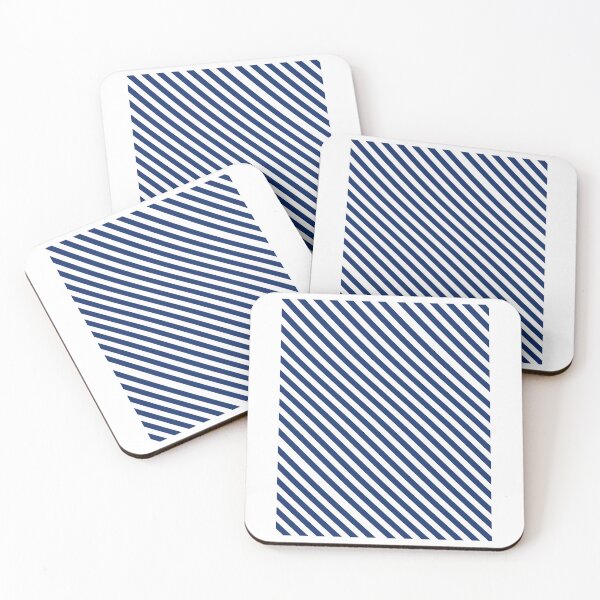 Item preview, Geelong Fashionista - Navy Blue and White Stripes Graphic designed and sold by DeadEndStreetUK.