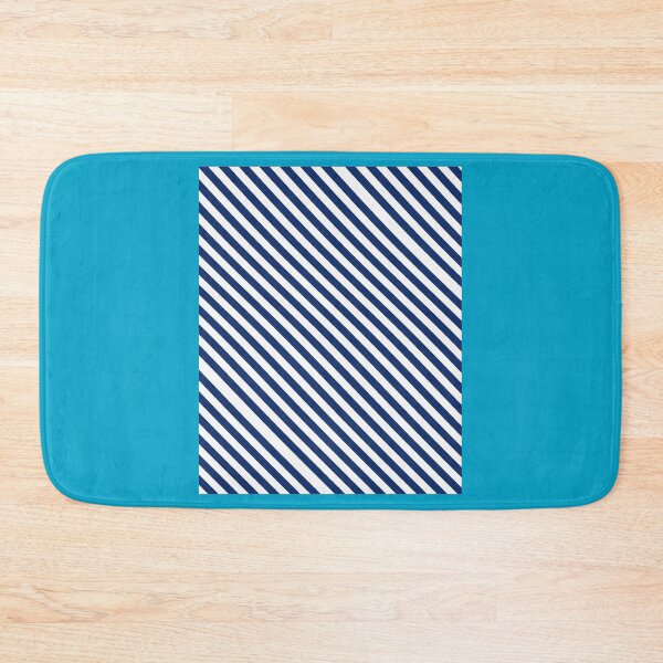 Item preview, Geelong Fashionista - Navy Blue and White Stripes Graphic designed and sold by DeadEndStreetUK.