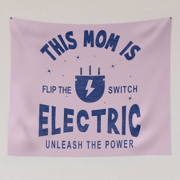 Item preview, This Mom is Electric, Flip the Switch, Unleash the Power designed and sold by Blended Designs ⭐⭐⭐⭐⭐.