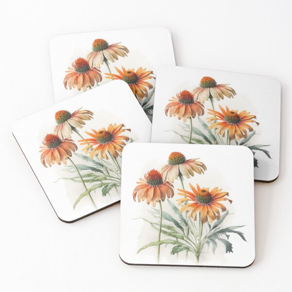Item preview, Orange Coneflowers  designed and sold by Vanover Designs.