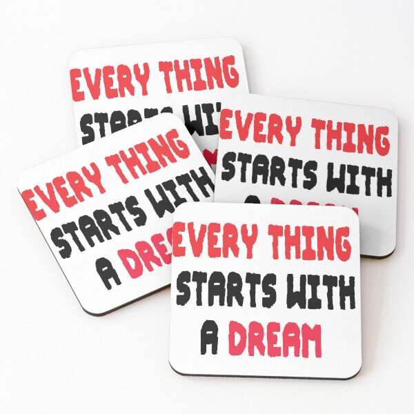 Item preview, Everything starts with a dream. designed and sold by iamamiraj.