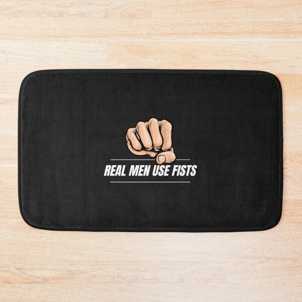Item preview, Real Men use Fists designed and sold by Clouth Clothing  ⭐⭐⭐⭐⭐.