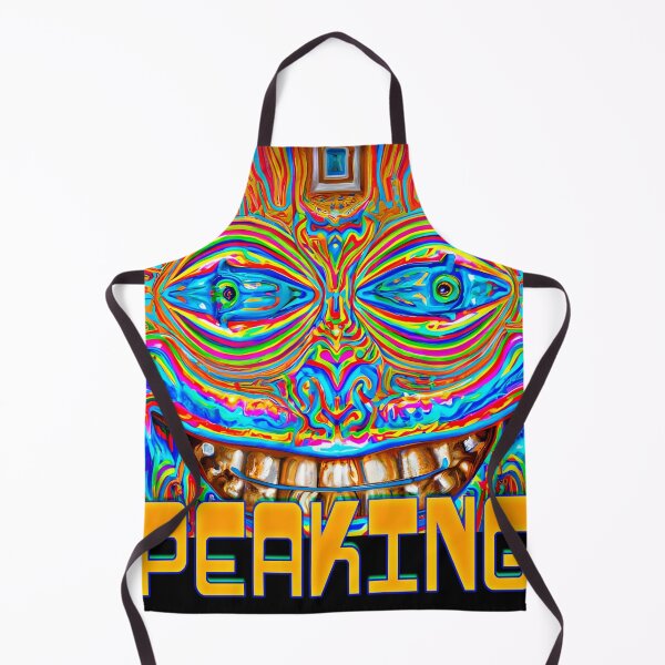 Item preview, Peaking - Captioned (1)- Trippy Psychedelic Art designed and sold by TheThirdEye.
