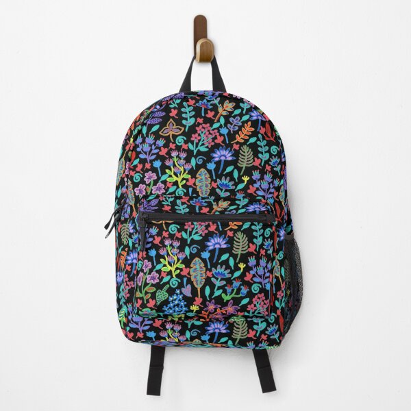 Item preview, Black flower power garden designed and sold by CrackPotByCPS.