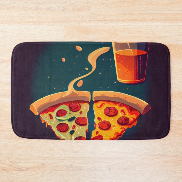 Item preview, Cheers to Pizza Night Digital Painting designed and sold by CodeAndColors.