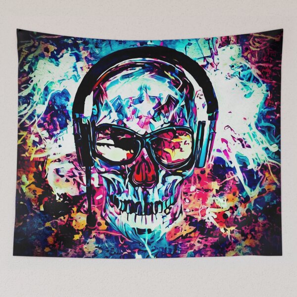 Item preview, Abstract Psycho Skull designed and sold by chaoticabstract.