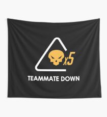 Teammate Down Merchandise Wall Tapestry