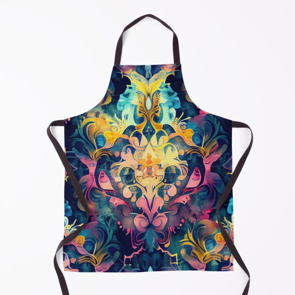 Artikelvorschau, Mystical Semi Abstract Organic Detailed California Chic Pattern Digital Painting entworfen und verkauft von CodeAndColors.