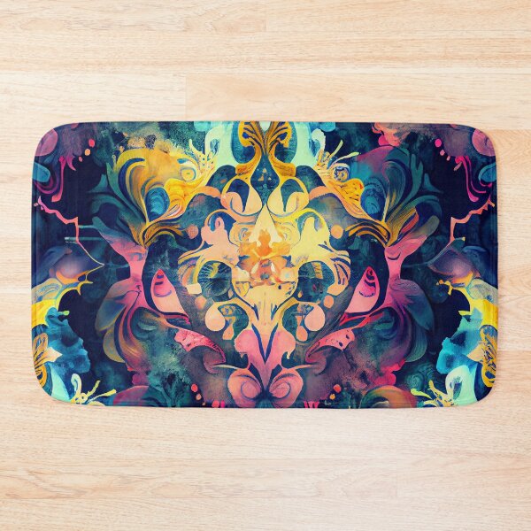 Artikelvorschau, Mystical Semi Abstract Organic Detailed California Chic Pattern Digital Painting entworfen und verkauft von CodeAndColors.