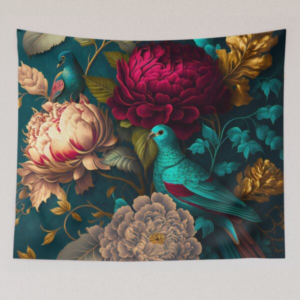 Item preview, A Victorian Bird and Floral Paradise designed and sold by meggydesigns.