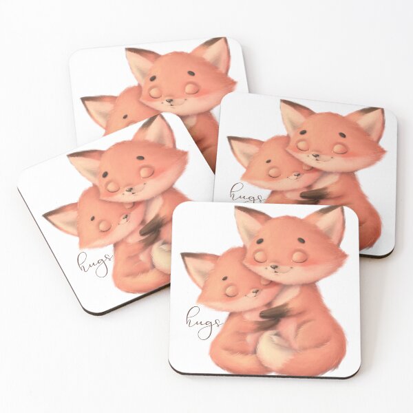 Item preview, Two Foxes Hugging designed and sold by CreativNode.