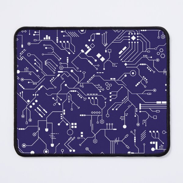 Item preview, Tech circuit board technology pattern, seamless purple-white creative high-tech hardware connection designed and sold by Erwin Rietveld.