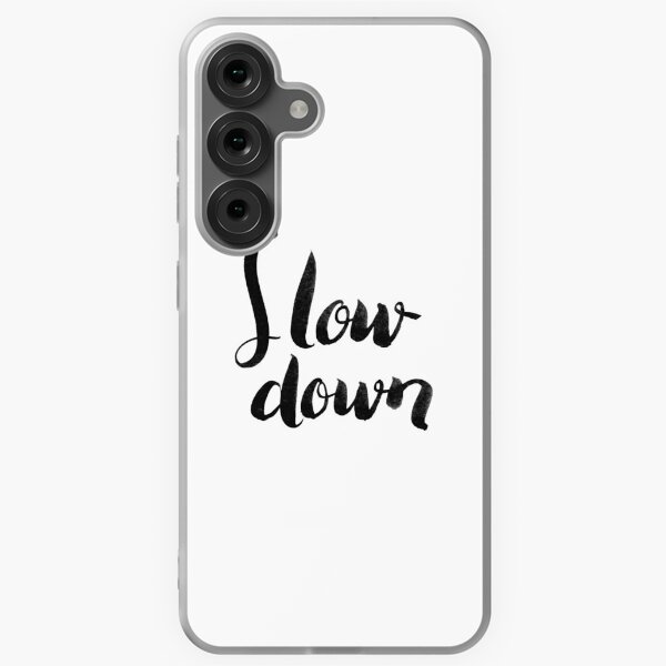 Item preview, Slow Down Brush Lettering Handwriting Calligraphy designed and sold by simplylettering.