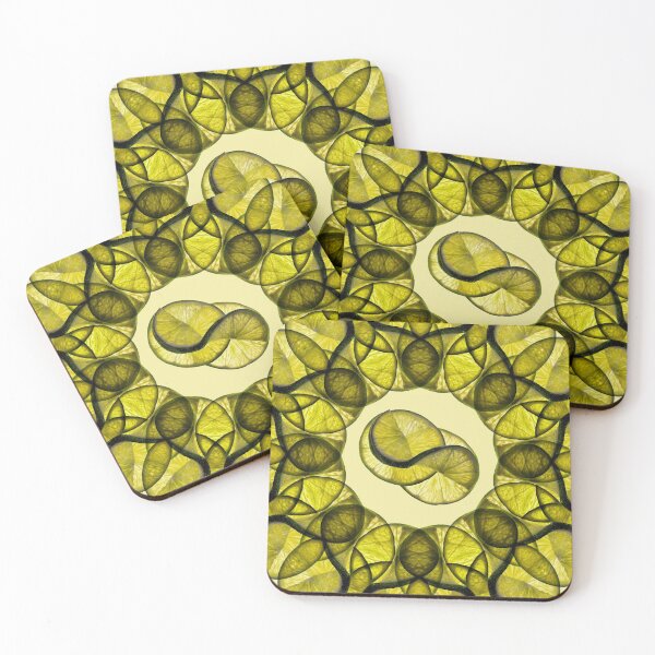 Item preview, Cool lime twist organic pattern designed and sold by Art in Nature.