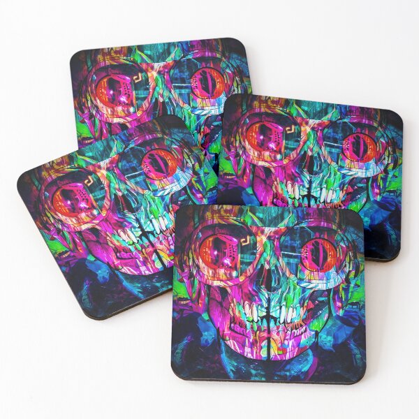 Item preview, Abstract Psycho Skull designed and sold by chaoticabstract.