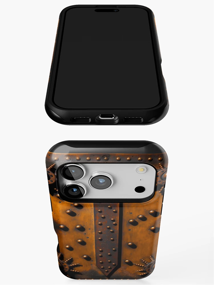Thumbnail 3 of 4, iPhone Case, Rust and Rivets designed and sold by UbeeU-Pixels.