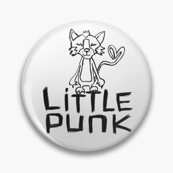 Item preview, Little Punk Cat for little punk designed and sold by badlydrawnbabe.