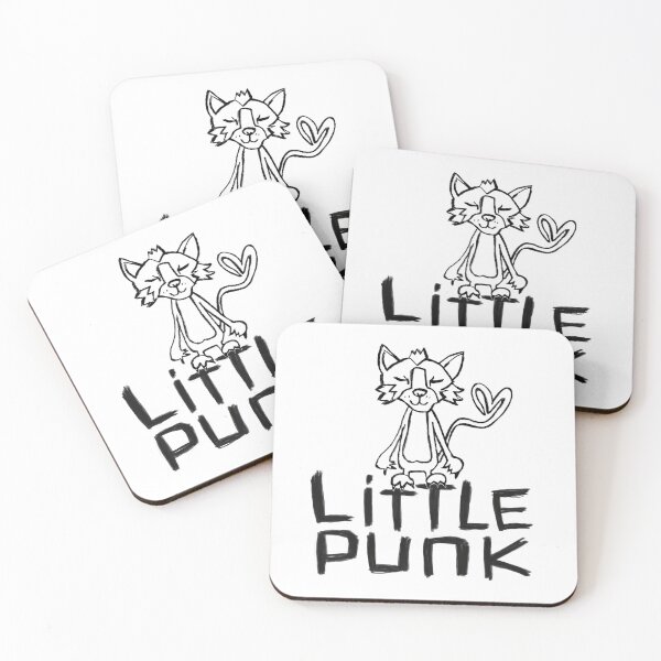 Item preview, Little Punk Cat for little punk designed and sold by badlydrawnbabe.