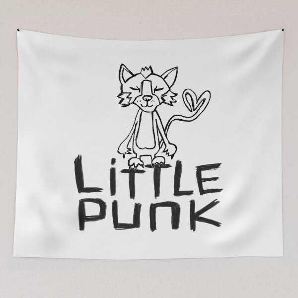Item preview, Little Punk Cat for little punk designed and sold by badlydrawnbabe.