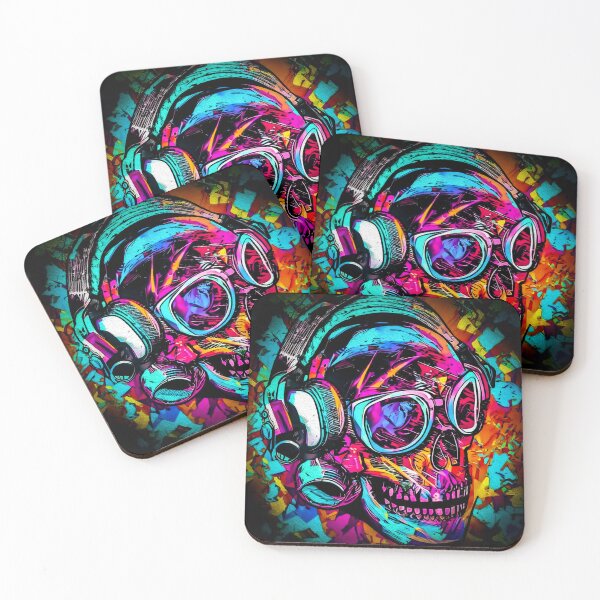 Item preview, Abstract Psycho Skull designed and sold by chaoticabstract.