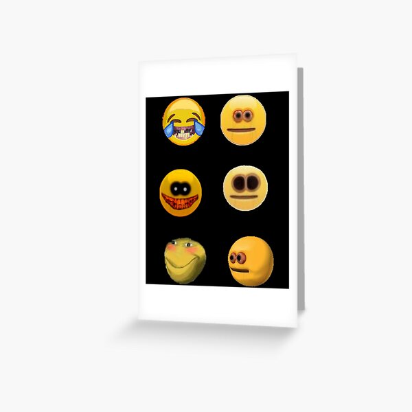 Cursed Emoji (Painted) | Greeting Card