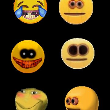 Cursed Emoji Set Sticker by evaolsen