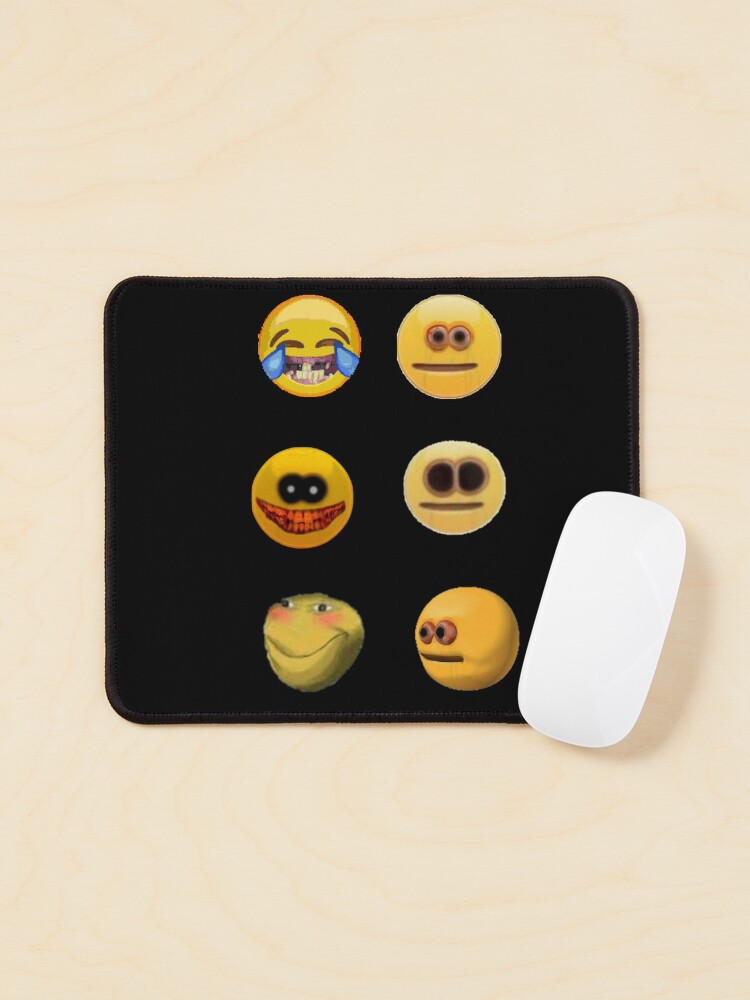 cursed emoji sticker pack Poster for Sale by Kaito Designs