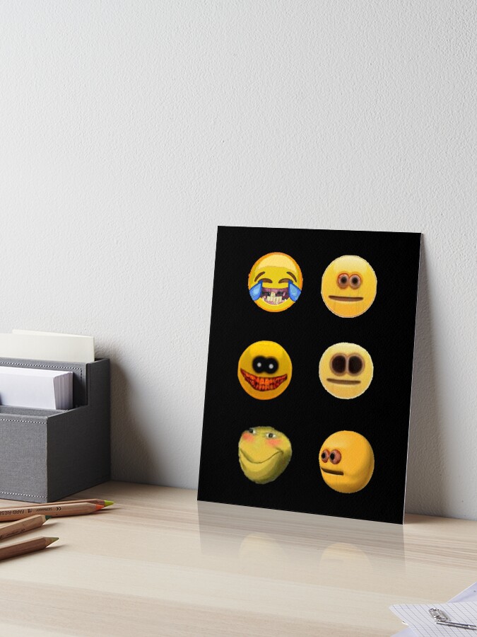 Cursed Emojis (redrawn) | Art Board Print