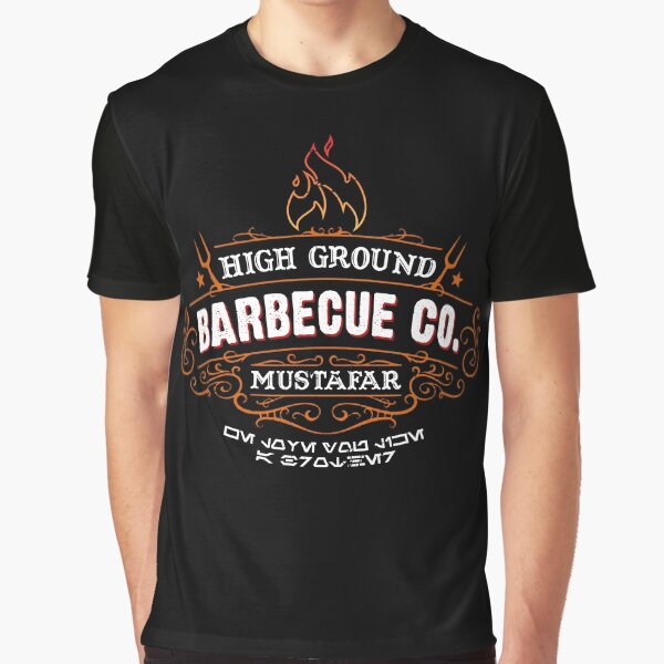 Vista previa del artículo con la obra «Barbacoa de tierra alta», diseñado y vendido por Pop Culture Shirts.