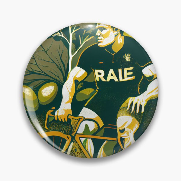 Artikelvorschau, Rugby Bicycle and Kale Digital Painting entworfen und verkauft von CodeAndColors.
