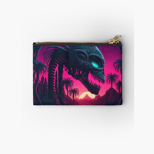 Item preview, Retro-Futuristic Nightmare: A Synthwave Tribute to H.R. Giger designed and sold by Mullet Monkey.