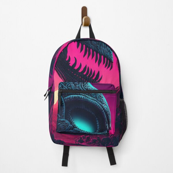 Item preview, Retro-Futuristic Nightmare: A Synthwave Tribute to H.R. Giger designed and sold by Mullet Monkey.