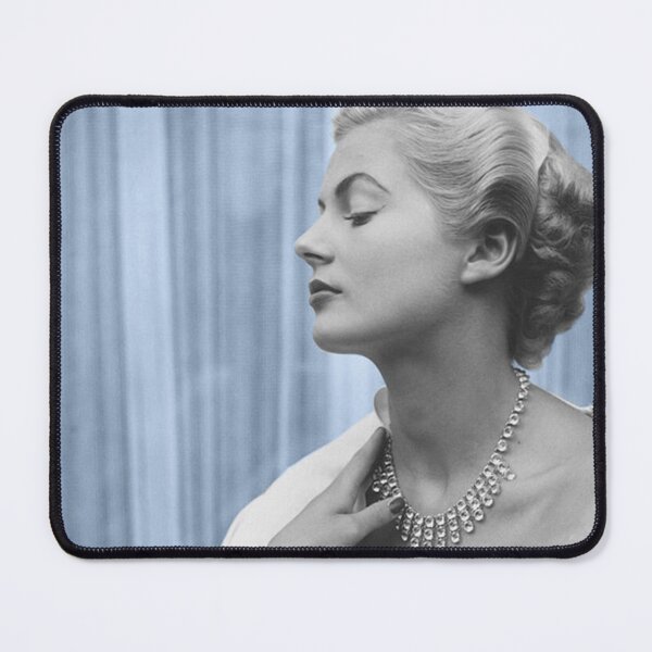Item preview, Anita Ekberg on blue background designed and sold by carmencuarzo.