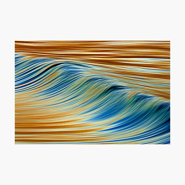Abstract Wave Photographic Print