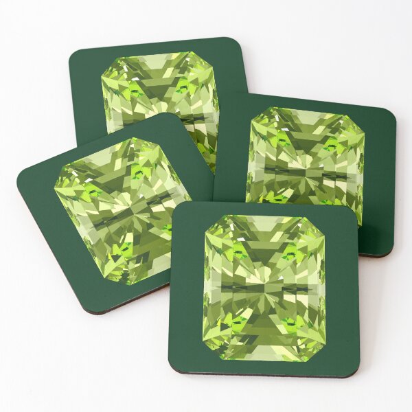 Item preview, Emerald Cut Peridot Gemstone designed and sold by Cbusch.