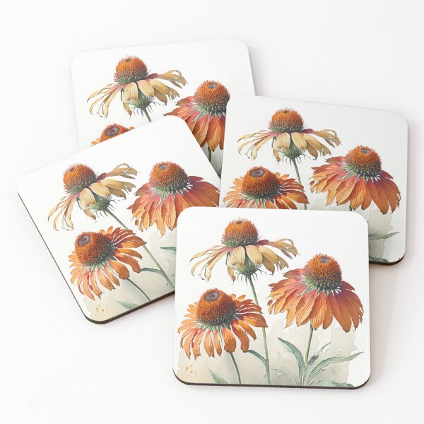 Item preview, Orange Coneflowers  designed and sold by Vanover Designs.