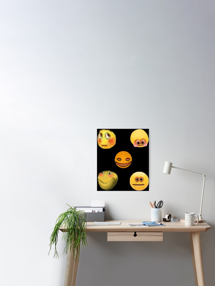 Cursed emoji funny emojis pack | Poster