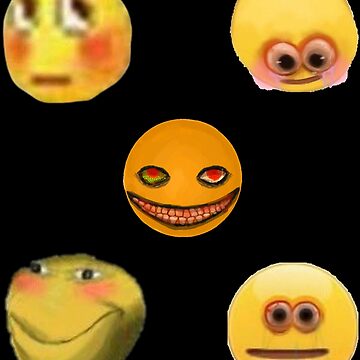 Cursed emoji funny emojis pack Poster for Sale by Kaito Designs