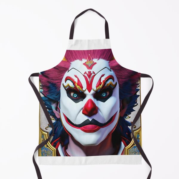 Item preview, Psychedelic digital concept art of a fierceful clown fullcolor designed and sold by MarcusPetrus.