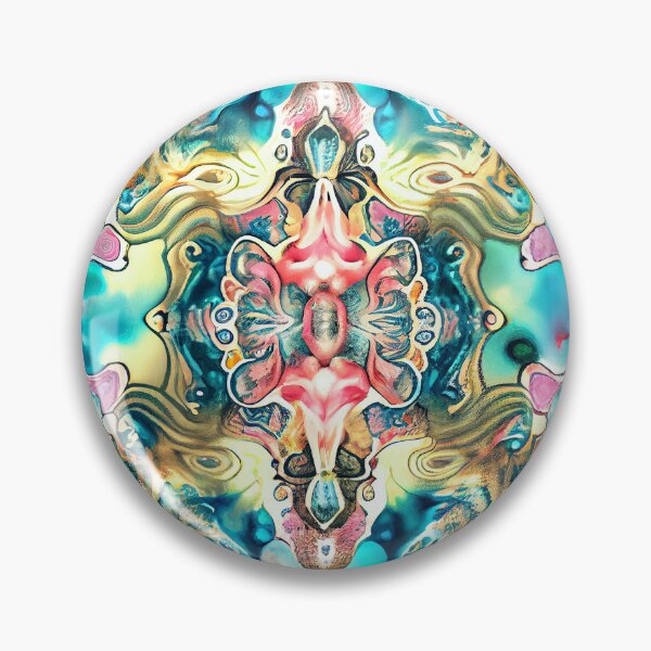 Item preview, Mystical Semi Abstract Organic Detailed California Chic Pattern Digital Painting designed and sold by CodeAndColors.
