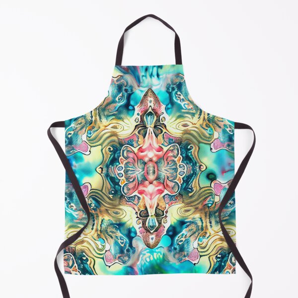 Item preview, Mystical Semi Abstract Organic Detailed California Chic Pattern Digital Painting designed and sold by CodeAndColors.