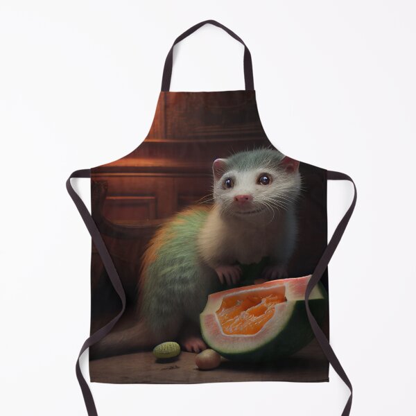 Artikelvorschau, The Ferrets Debacle with a Melon Digital Painting entworfen und verkauft von CodeAndColors.