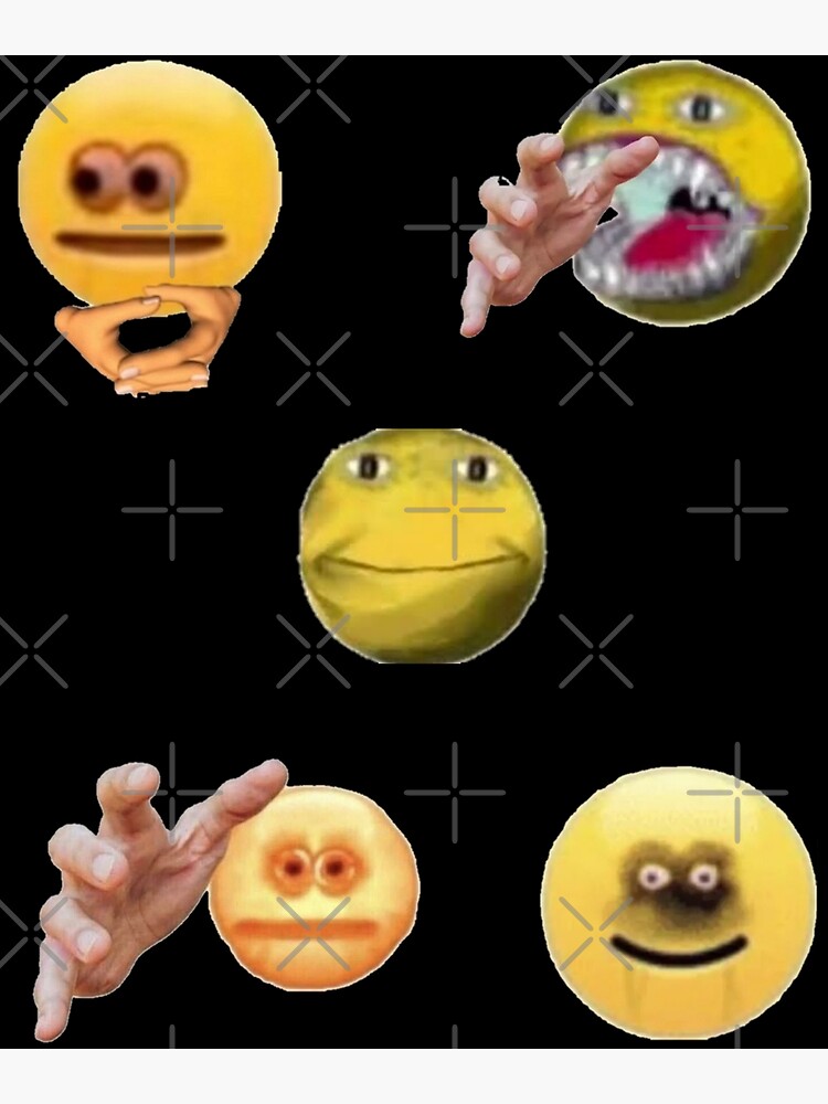 Cursed Emojis Pack Poster for Sale by Kaito Designs