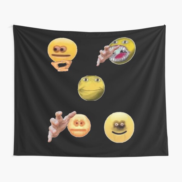 Cursed Emoji Tapestry for Sale by SnotDesigns